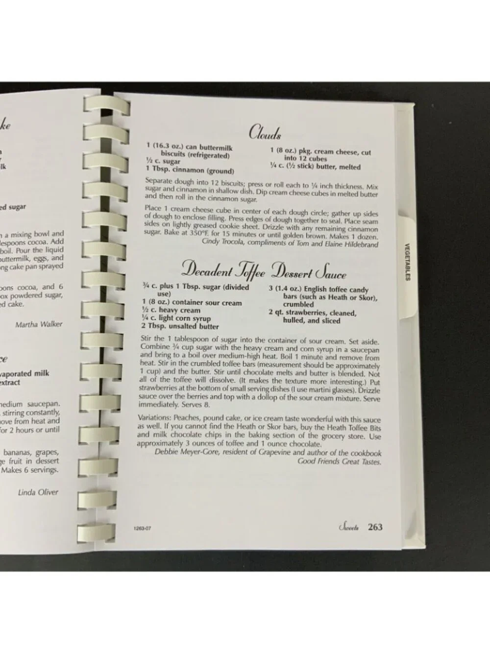 Grapevine Texas Chamber Of Commerce Cookbook 2008 Great Cooks Times Taste Spiral